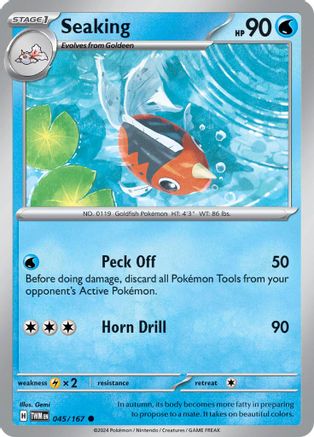 Seaking (045) [SV06 Twilight Masquerade] Reverse Holofoil - Common