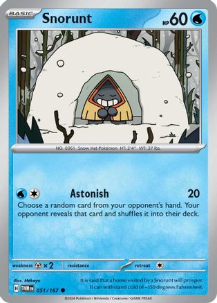 Snorunt (051) [SV06 Twilight Masquerade] - Common
