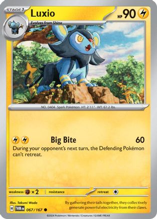 Luxio (067) [SV06 Twilight Masquerade] Reverse Holofoil - Common