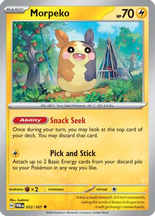Morpeko (072) [SV06 Twilight Masquerade] - Uncommon