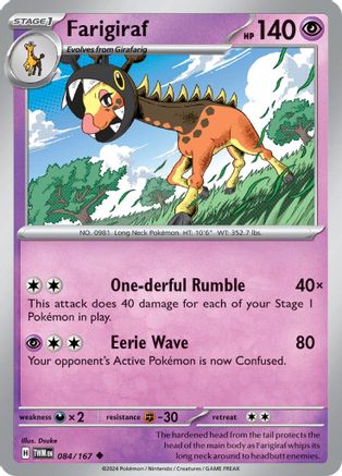 Farigiraf (084) [SV06 Twilight Masquerade] Reverse Holofoil - Uncommon