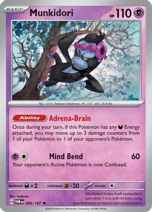 Munkidori (095) [SV06 Twilight Masquerade] Reverse Holofoil - Rare