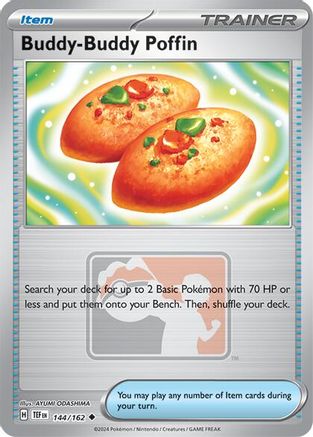 Buddy-Buddy Poffin (144/162) [League & Championship Cards] Reverse Holofoil - Promo