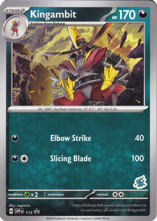 Kingambit - Darkrai Deck (113) [Battle Academy 2024] - Promo