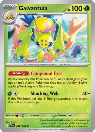 Galvantula (002) [SV Shrouded Fable] - Uncommon