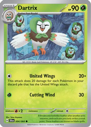 Dartrix (004) [SV Shrouded Fable] Reverse Holofoil - Common