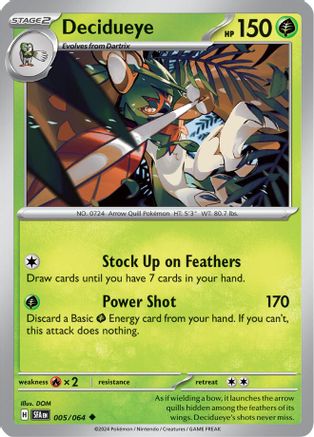 Decidueye (005) [SV Shrouded Fable] - Uncommon