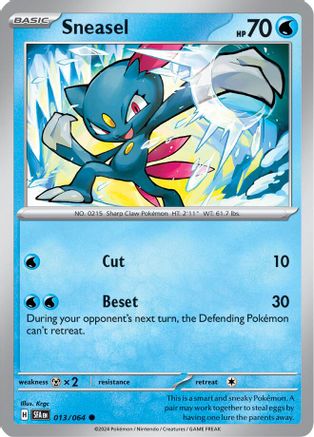 Sneasel (013) [SV Shrouded Fable] - Common