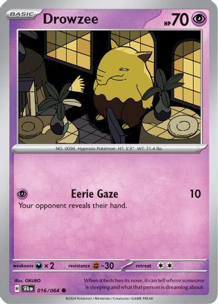Drowzee (016) [SV Shrouded Fable] - Common