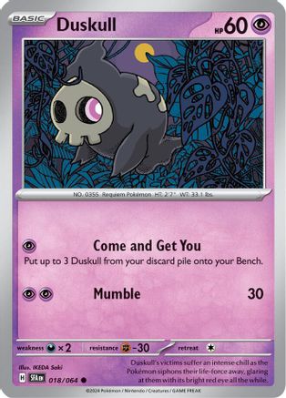Duskull (018/064) [SV Shrouded Fable] - Common