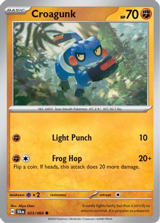 Croagunk (023) [SV Shrouded Fable] Reverse Holofoil - Common