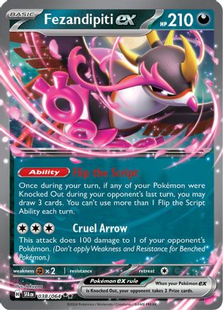 Fezandipiti ex (038/064) [SV Shrouded Fable] Holofoil - Double Rare