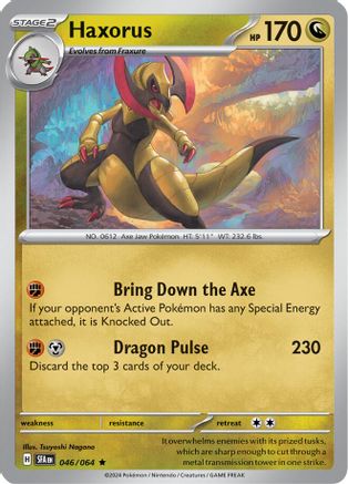 Haxorus (046) [SV Shrouded Fable] Holofoil - Rare