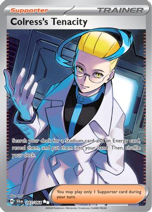 Colress's Tenacity (087/064) [SV Shrouded Fable] Holofoil - Ultra Rare