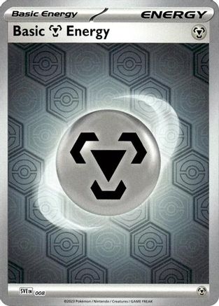 Basic Metal Energy (Reverse Holofoil) (008) [SV Shrouded Fable] Reverse Holofoil - Common