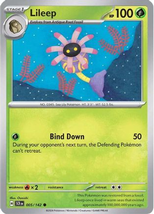 Lileep (005/142) [SV07 Stellar Crown] Reverse Holofoil - Common