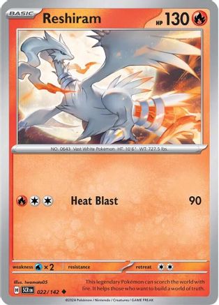 Reshiram (022) [SV07 Stellar Crown] - Uncommon