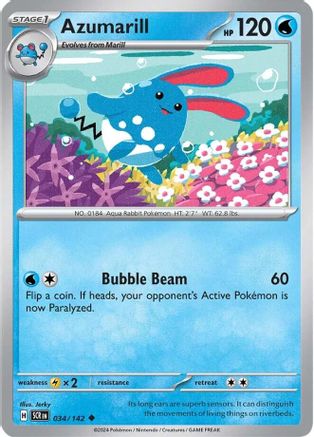 Azumarill (034) [SV07 Stellar Crown] - Uncommon
