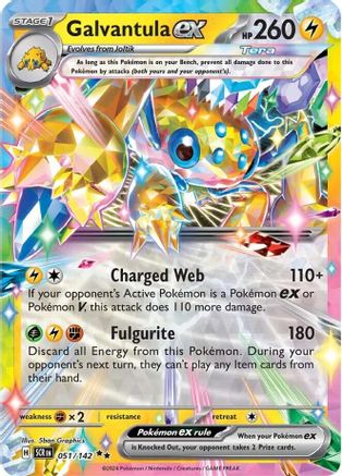 Galvantula ex (051/142) [SV07 Stellar Crown] Holofoil - Double Rare