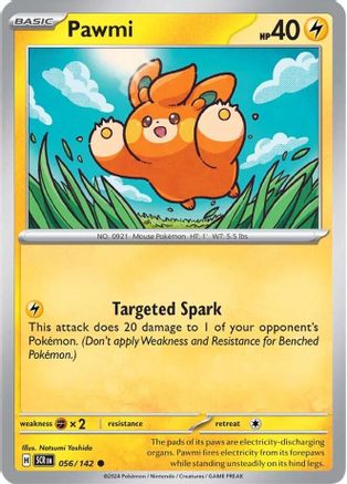 Pawmi (056) [SV07 Stellar Crown] Reverse Holofoil - Common