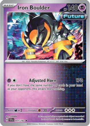 Iron Boulder (071) [SV07 Stellar Crown] Holofoil - Rare