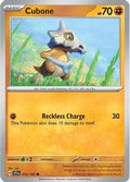 Cubone (072) [SV07 Stellar Crown] Reverse Holofoil - Common