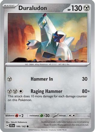 Duraludon (106) [SV07 Stellar Crown] Reverse Holofoil - Common