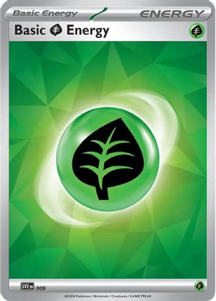 Basic Grass Energy (009) [SVE Scarlet & Violet Energies] Holofoil - Common