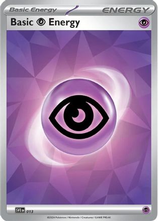 Basic Psychic Energy (013) [SVE Scarlet & Violet Energies] Holofoil - Common