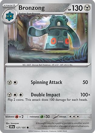 Bronzong (127) [SV08 Surging Sparks] - Common