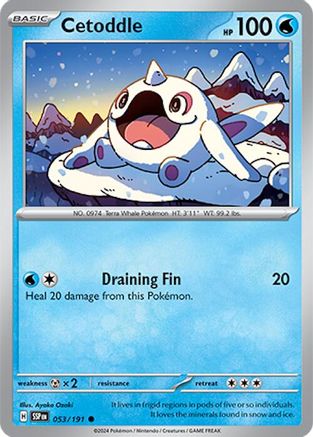 Cetoddle (053) [SV08 Surging Sparks] Reverse Holofoil - Common