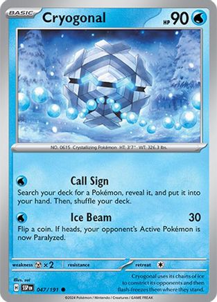 Cryogonal (047) [SV08 Surging Sparks] - Common