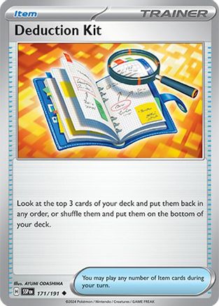 Deduction Kit (171) [SV08 Surging Sparks] Reverse Holofoil - Uncommon