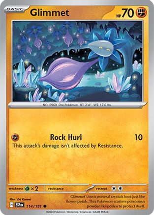 Glimmet (114) [SV08 Surging Sparks] Reverse Holofoil - Common