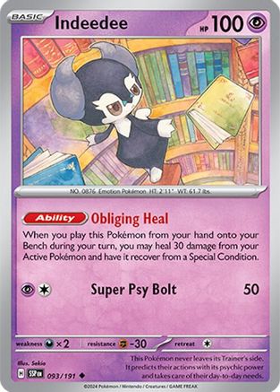 Indeedee (093) [SV08 Surging Sparks] - Uncommon