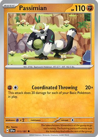 Passimian (111) [SV08 Surging Sparks] Reverse Holofoil - Uncommon