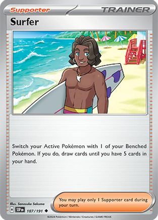 Surfer (187/191) [SV08 Surging Sparks] - Uncommon