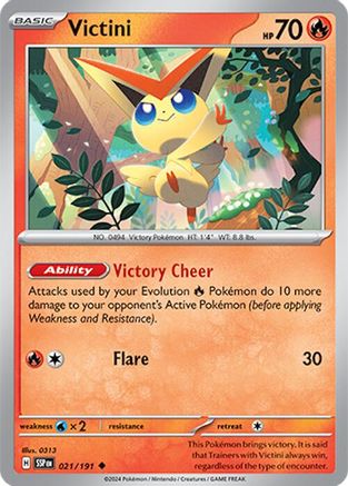 Victini (021) [SV08 Surging Sparks] - Uncommon