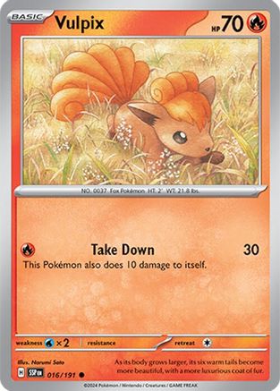 Vulpix (016) [SV08 Surging Sparks] - Common