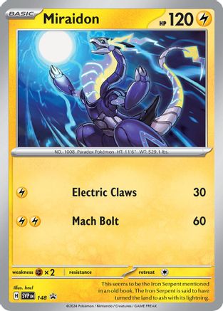 Miraidon (148) [SV Scarlet & Violet Promo Cards] Holofoil - Promo