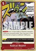 Radical Beam!! (Textured Foil) (OP01-029) - Premium Booster -The Best- Foil