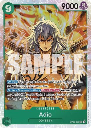 Adio (OP09-023) - Emperors in the New World Foil