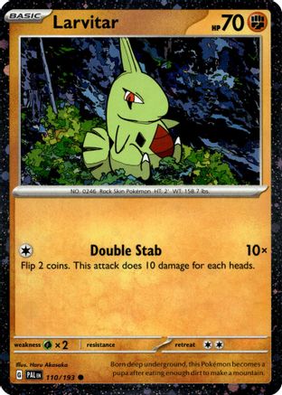 Larvitar (Cosmo Foil) (110/193) [Miscellaneous Cards & Products] Holofoil - Promo
