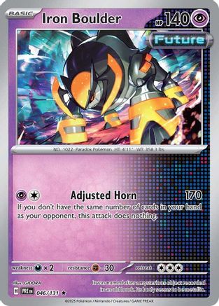 Iron Boulder (046) [SV Prismatic Evolutions] Reverse Holofoil - Rare