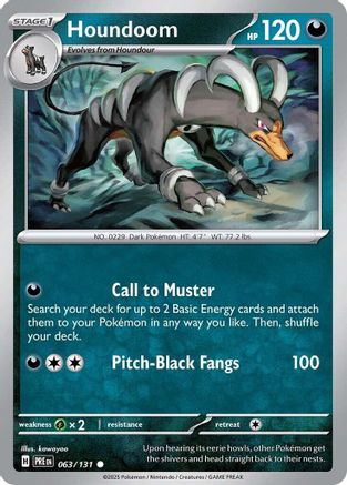 Houndoom (063) [SV Prismatic Evolutions] - Common