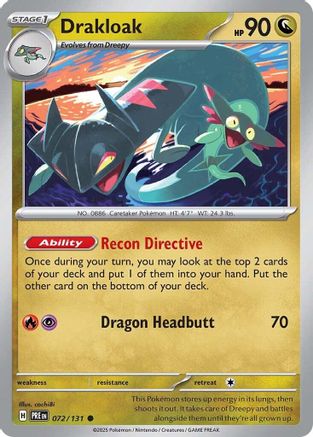 Drakloak (072) [SV Prismatic Evolutions] - Common
