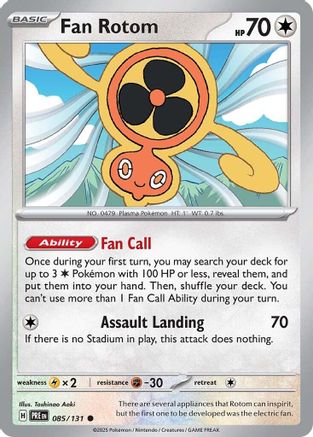Fan Rotom (085) [SV Prismatic Evolutions] Reverse Holofoil - Common
