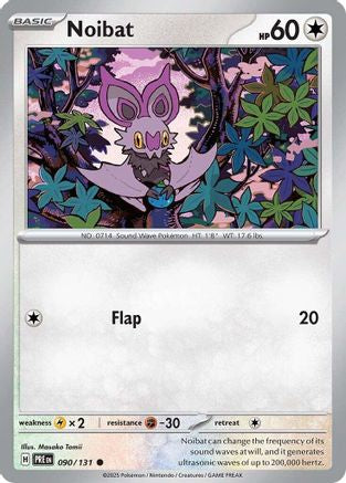 Noibat (090) [SV Prismatic Evolutions] Reverse Holofoil - Common