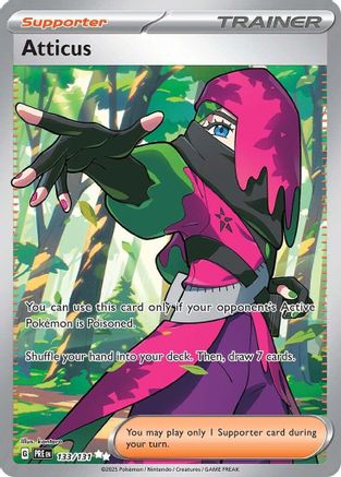 Atticus (133/131) [SV Prismatic Evolutions] Holofoil - Ultra Rare