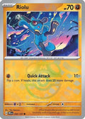 Riolu (Master Ball Pattern) (050) [SV Prismatic Evolutions] Holofoil - Common